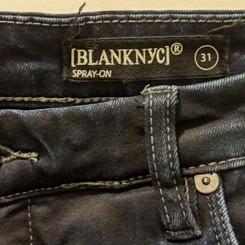Blank NYC spray on skinny jeans
